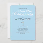 Erste Heilige Kommune Wählen Sie in IHNEN BILDFARB Einladung (Vorderseite)