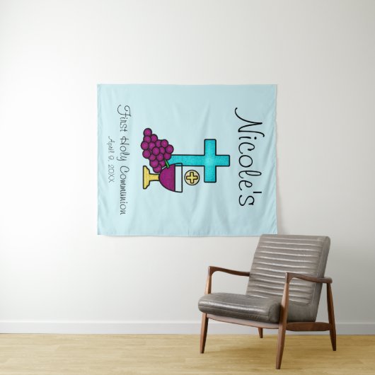 Erste Heilige Kommune Wandteppich (Beispiel (Horizontal))