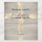 Erste Heilige Kommune Weinetikett (Einzelnes Label)