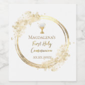 Erste Heilige Kommune Weinetikett (Einzelnes Label)