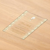 Erste heilige Kommunion Acryleinladungen (Ablage )