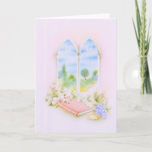 Erste heilige Kommunion, Bestätigung Karte (Vorderseite)