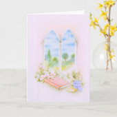 Erste heilige Kommunion, Bestätigung Karte (Gelbe Blume)