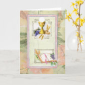 Erste heilige Kommunion, Bestätigung Karte (Gelbe Blume)