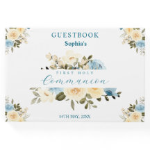 Erste Heilige Kommunion Blaue Elfenbeinküste Blume