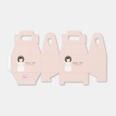 Erste Heilige Kommunion Brünett Girl Geschenkschachtel (Ungefaltet)