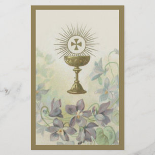 Erste Heilige Kommunion Chalice Eucharist Katholik