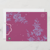 Erste Heilige Kommunion Chalice Taube Einladung Ro (Rückseite)