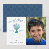 Erste heilige Kommunion danken Ihnen, - Bild, Dankeskarte (Vorne/Hinten)