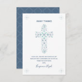 Erste heilige Kommunion danken Ihnen, - Dankeskarte (Vorne/Hinten)