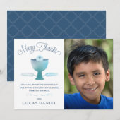 Erste heilige Kommunion danken Ihnen, - Foto, Dankeskarte (Vorne/Hinten)