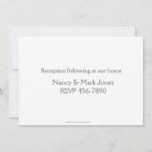 Erste Heilige Kommunion, Einladung von PInk Ribbon (Rückseite)