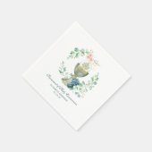Erste Heilige Kommunion Eucharist Floral Chalice G Serviette (Ecke)