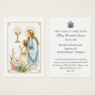 Erste heilige Kommunion Eucharistische Andacht
