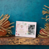 Erste Heilige Kommunion FOTO Gift Grils Pink Blume Fotoplatte (Seite)