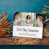 Erste Heilige Kommunion FotoCollage Fotoplatte (Seite)