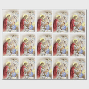 Erste heilige Kommunion für Jungen-Packpapier Geschenkpapier