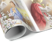 Erste heilige Kommunion für Jungen-Packpapier Geschenkpapier (Rolleneckpunkt)