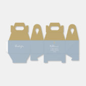 Erste heilige Kommunion Gold Dusty Blue Geschenkschachtel (Ungefaltet)