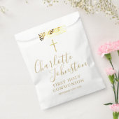 Erste heilige Kommunion Gold Signatur Gefälligkeit Geschenktütchen (Versiegelt)