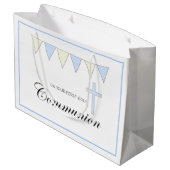 Erste heilige Kommunion Große Geschenktüte (Rückseite Schrägansicht)