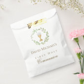 Erste heilige Kommunion grüner Kranz Geschenktütchen (Versiegelt)