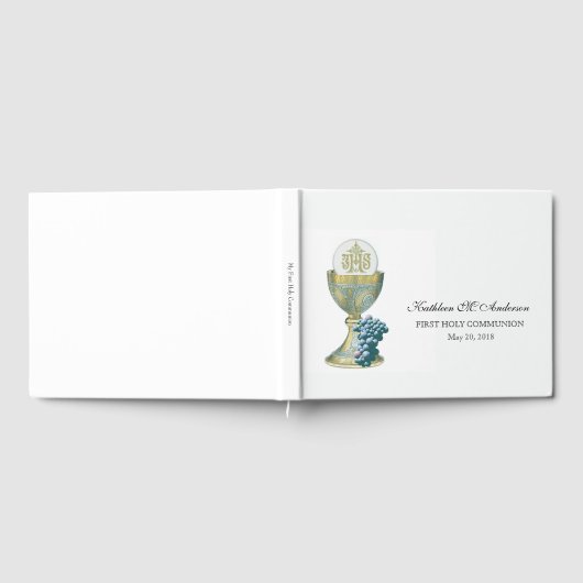 Erste Heilige Kommunion Heilige Eucharistin Gästebuch (Voll)