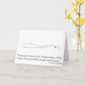 Erste Heilige Kommunion Karte - Schwarz und Weiß R (Gelbe Blume)