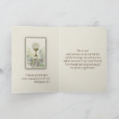 Erste Heilige Kommunion Katholik Vielen Dank Dankeskarte (Innenseite)