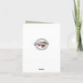 Erste Heilige Kommunion Katholik Vielen Dank Dankeskarte (Rückseite)