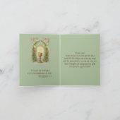 Erste Heilige Kommunion Katholik Vielen Dank Dankeskarte (Innenseite)