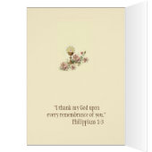 Erste Heilige Kommunion Katholische Godeltern Dank (Innen (Links))