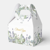 Erste Heilige Kommunion Laurel Garland Gold Cross Geschenkschachtel (Rückseite)