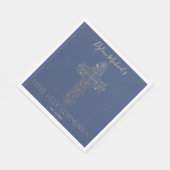 Erste Heilige Kommunion Neapel - Gebrauchtwaren Serviette (Ecke)