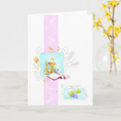 Erste Heilige Kommunion oder Bestätigung Karte (Gelbe Blume)