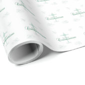 Erste heilige Kommunion, Skript in Soft Green Geschenkpapier (Rolleneckpunkt)