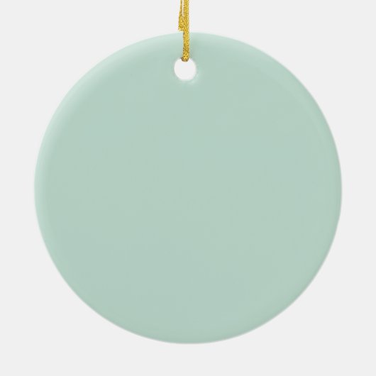 Erste heilige Kommunion, Skript in Soft Green Keramik Ornament (Hinten)