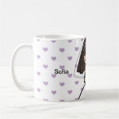 Erste heilige Kommunion Tasse für ein Mädchen (Links)