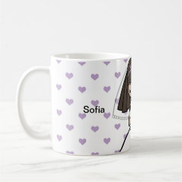 Erste heilige Kommunion Tasse für ein Mädchen