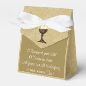 Erste Heilige Kommunion Vintag Eucharistisch Relig Geschenkschachtel (Vorderseite)