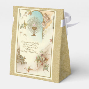 Erste Heilige Kommunion Vintag Eucharistisch Relig Geschenkschachtel