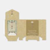 Erste Heilige Kommunion Vintag Eucharistisch Relig Geschenkschachtel (Ungefaltet)
