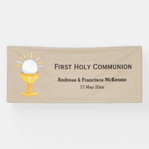 Erste Heilige Kommunion * wählen Sie die Hintergru Banner