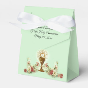 Erste heilige Kommunions-Mädchen traditionell Geschenkschachtel