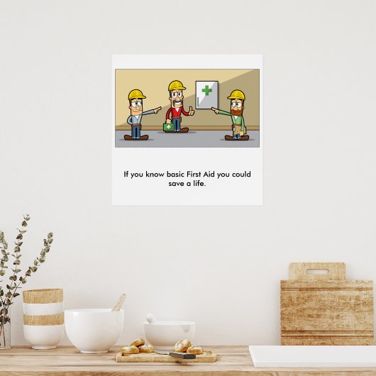Erste Hilfe 02 Poster (Küche)