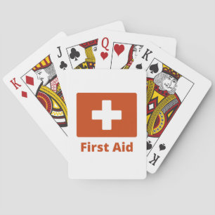 Erste Hilfe beim Spielen von Karten in einfachem, Spielkarten