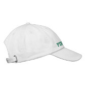 Erste Hilfe bestickt Baseballkappe rot / grün Bestickte Baseballkappe (Rechts)