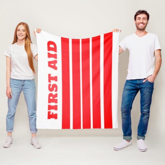 ERSTE HILFE FLEECEDECKE (Beispiel)
