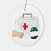 Erste Hilfe Keramik Ornament (Links)