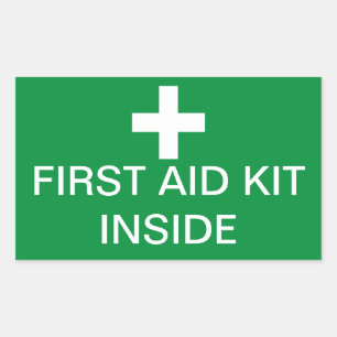 Erste Hilfe Kit Inside Aufkleber